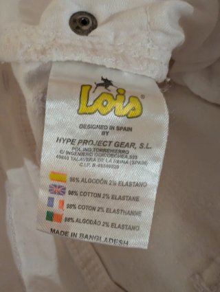 Shorts Lois blancos
