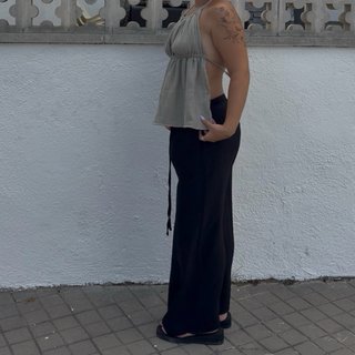 Top Fruncido Ajustable (S/M/L) Hecho a Mano