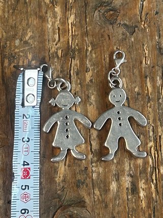 Conjunto Colgantes Plata 925 Niño y Niña