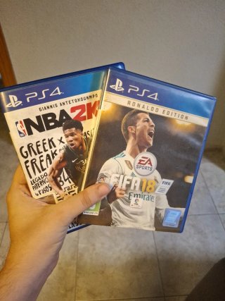 PS4 NBA 2K19 y FIFA 18