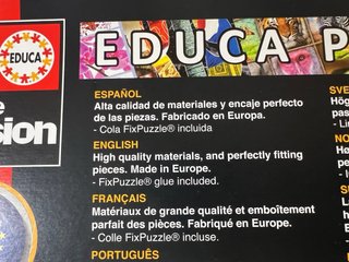 Puzzle Educa Tigres en Cascada 1000 Piezas