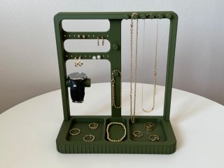 Organizador de Joyas Dorado y Plateado