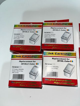 Lote 9 cartuchos tinta HP nuevos