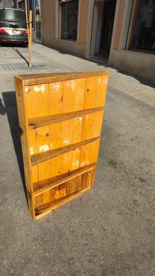 Rampa de madera para escalón
