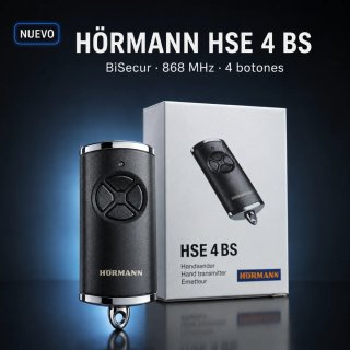 Mando garaje Hörmann HSE 4 BS BiSecur 868 MHz