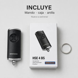 Mando garaje Hörmann HSE 4 BS BiSecur 868 MHz