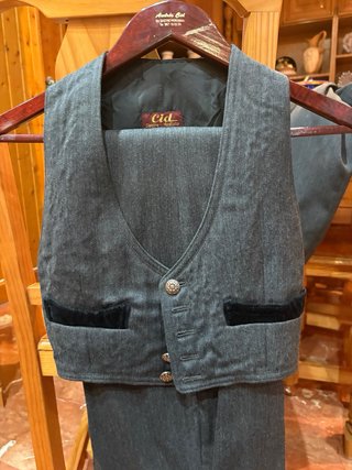 Traje de Torero Cid Gris y Negro