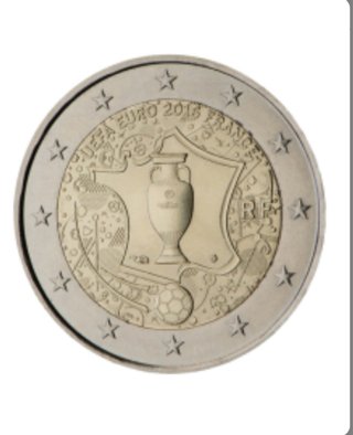 Moneda 2€ Conmemorativa UEFA EURO 2016 Francia