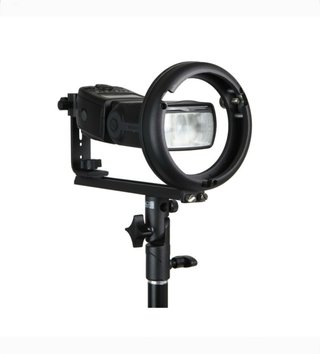 Adaptador tipo T montura Bowens para flash de mano