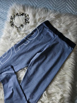 Leggings Adidas Azul Mujer