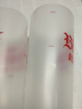 5 Copos Plástico Benfica 0.5L