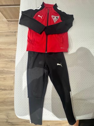 Chándal Paseo At. Segre Puma Rojo/Negro