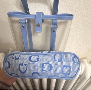 Borsa Guess Vintage Y2K Azzurra PVC