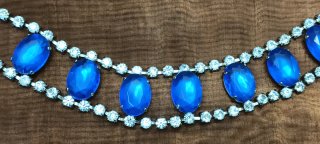 Parure De Liguoro Collana + Bracciale Blu