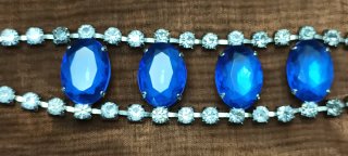 Parure De Liguoro Collana + Bracciale Blu