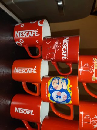 Lote 7 Tazas Nescafé Cerámica