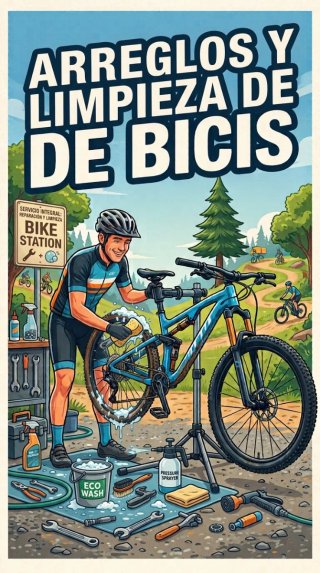 Servicio de arreglo y limpieza de bicis
