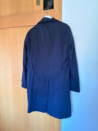 Gabardina Zara Azul Talla S