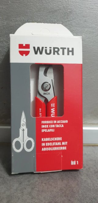 Forbici WURTH Acciaio INOX Cavi - Nuove