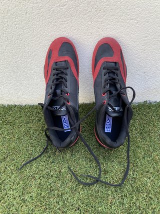 Zapatillas Sparco SP-F3 Negras y Rojas