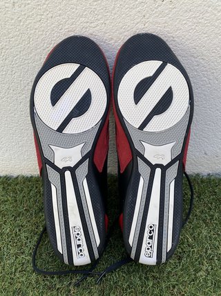 Zapatillas Sparco SP-F3 Negras y Rojas