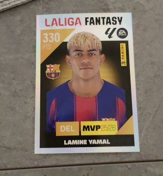 Cromo Lamine Yamal MVP 25/26 LaLiga Fantasy