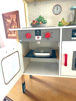 Cocinita de madera para jugar