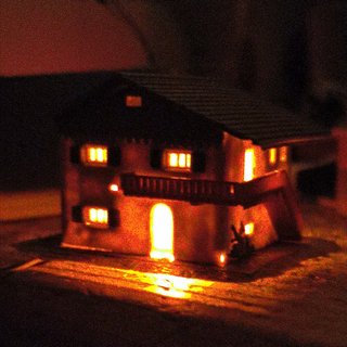 Maquetas Dioramas luz de farol, fuego velas 12V AC