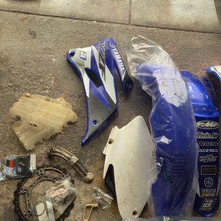 Plásticos Yamaha YZF 250 Azul/Branco