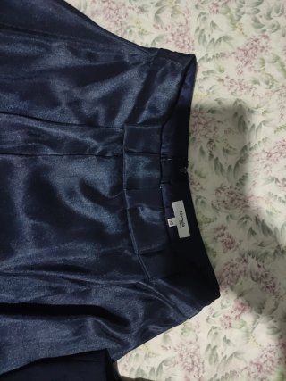 Vestido de fiesta floral azul