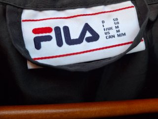 Chaqueta acolchada Fila negra - Talla 50 (M/L)