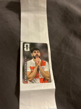 Cromo Mundial 2026 Coca Cola Gvardiol CRO