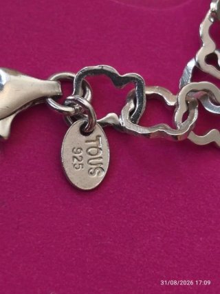 Pulsera Tous Ositos Pequeños Plata