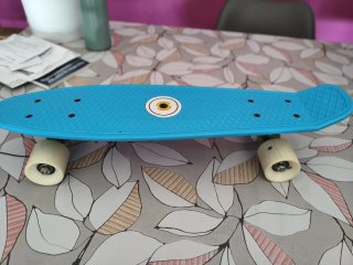 Monopatín Mini Cruiser / Skate tipo Penny azul