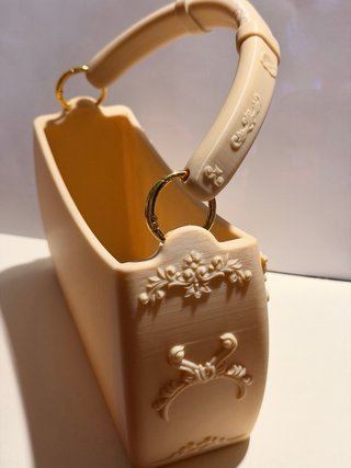Bolso Clásico Beige Estilo Grecia