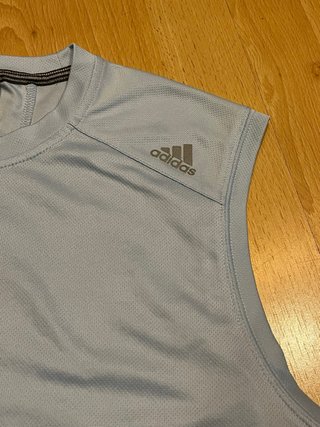 Camiseta sin mangas Adidas Climalite gris