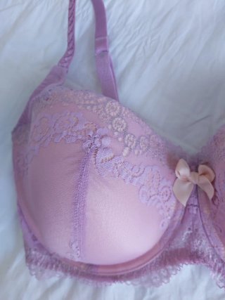 DKNY Donna Karan Vintage sujetador lila con encaje