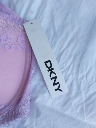 DKNY Donna Karan Vintage sujetador lila con encaje