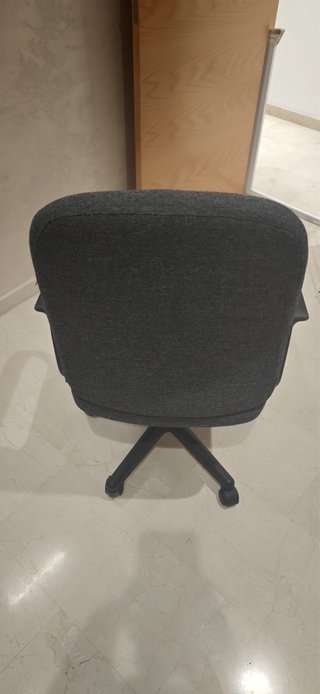 Escritorio moderno madera y metal mas silla