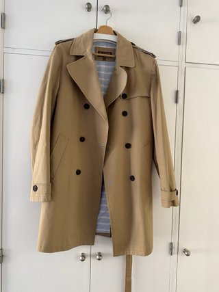 Gabardina El Ganso Beige Talla 48/M