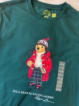 Polo Ralph Lauren - Polo Bear verde 14-16 anni