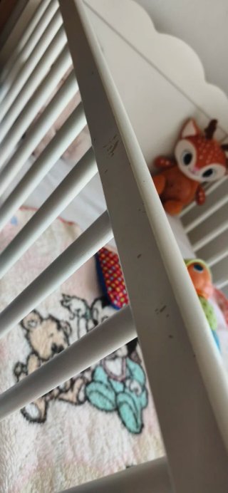 Cuna de Ikea para bebé en color blanco