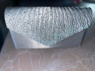 Borsa elegante con strass