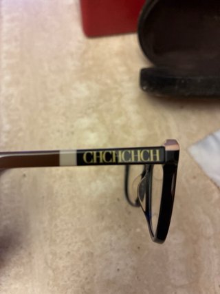 Montura Gafas Carolina Herrera Negra y Marrón