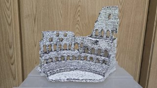 Coliseo Romano Acuario Decoración
