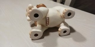 Cagnolino Thun con osso