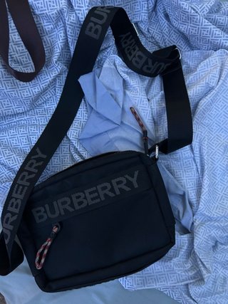 Neceser Bolso Hombre Burberry Negro
