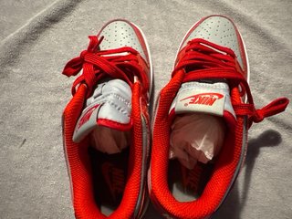 Tenis Nike Rojos y Grises Talla 36