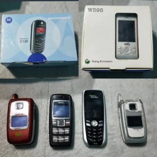 Lote móviles antiguos Motorola, Nokia, Sony Ericss