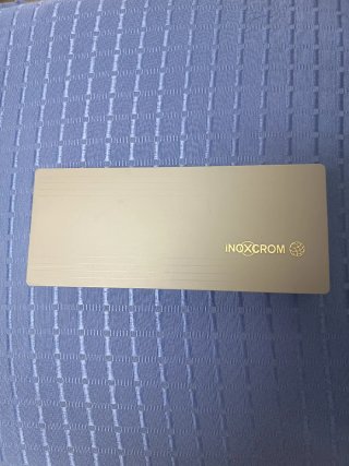Bolígrafo y Pluma Inoxcrom Oxford Baño Oro